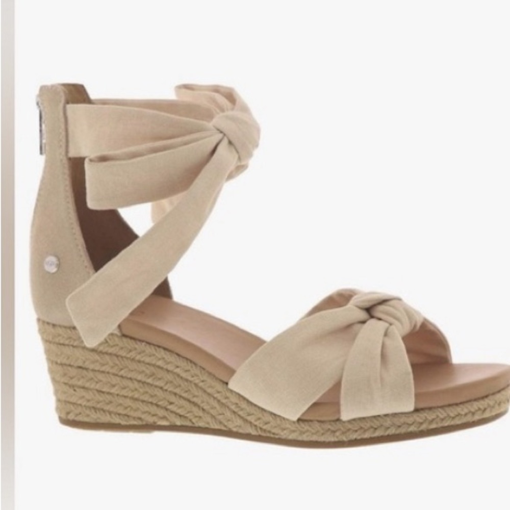 UGG Tan Wedge Sandals